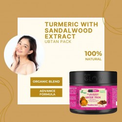 PurePINK Turmeric With Sandalwood Extract Ubtan Pack- 500 ml