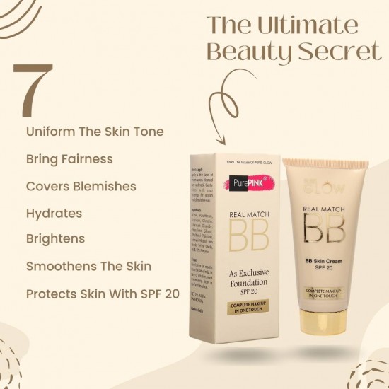 PurePINK BB Skin Cream (White)