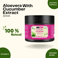 PurePINK Aloevera With Cucumber Extract Scrub 500 ml