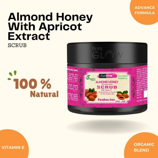 PurePINK Almond Honey With Apricot Scrub 500 ml