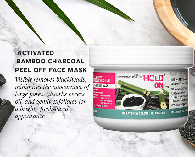 HOLD ON CHARCOAL FACE MASK