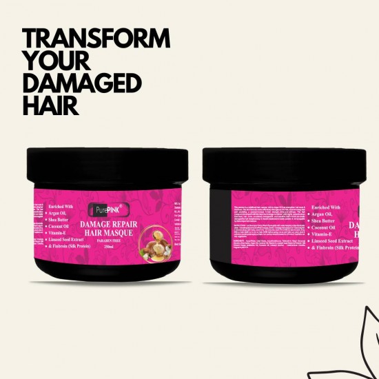 PurePINK Damage Hair Repair Masque 250 ml