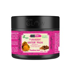 PurePINK Turmeric With Sandalwood Extract Ubtan Pack- 500 ml